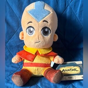 The Last Air Bender Book 1 Aang Air Nomad Plush 8” Nickelodeon Jazwares NWT
